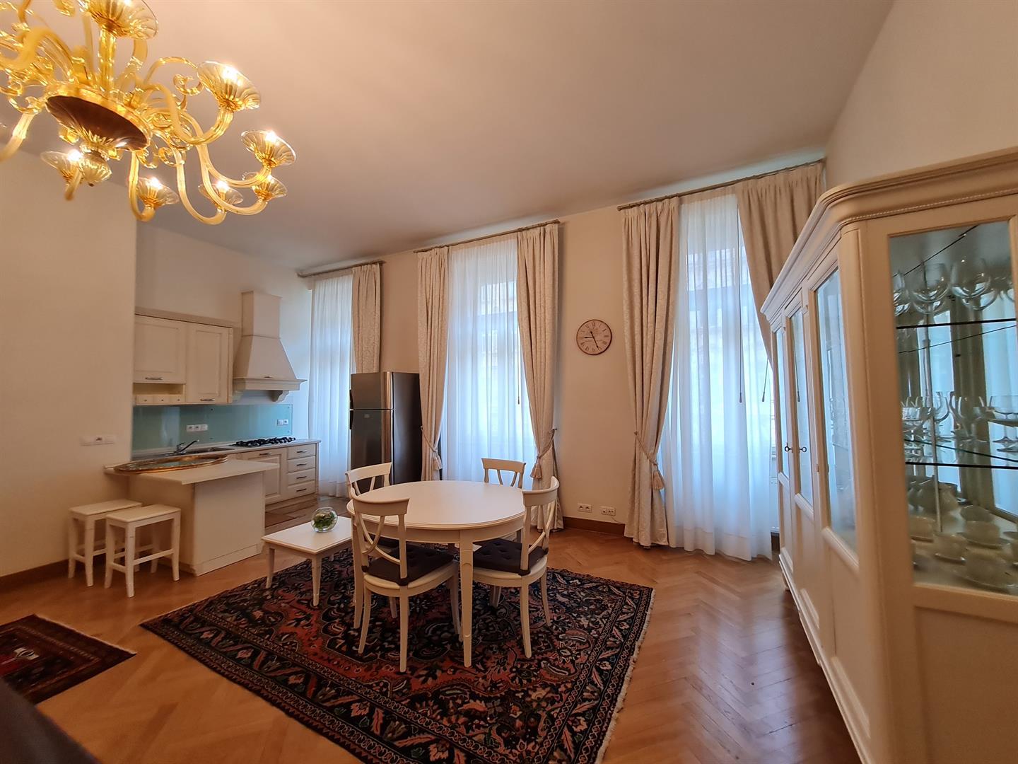 Rent of a luxury residential apartment 3+Kk, 94m2 with a balcony and swimming pool Prague 2