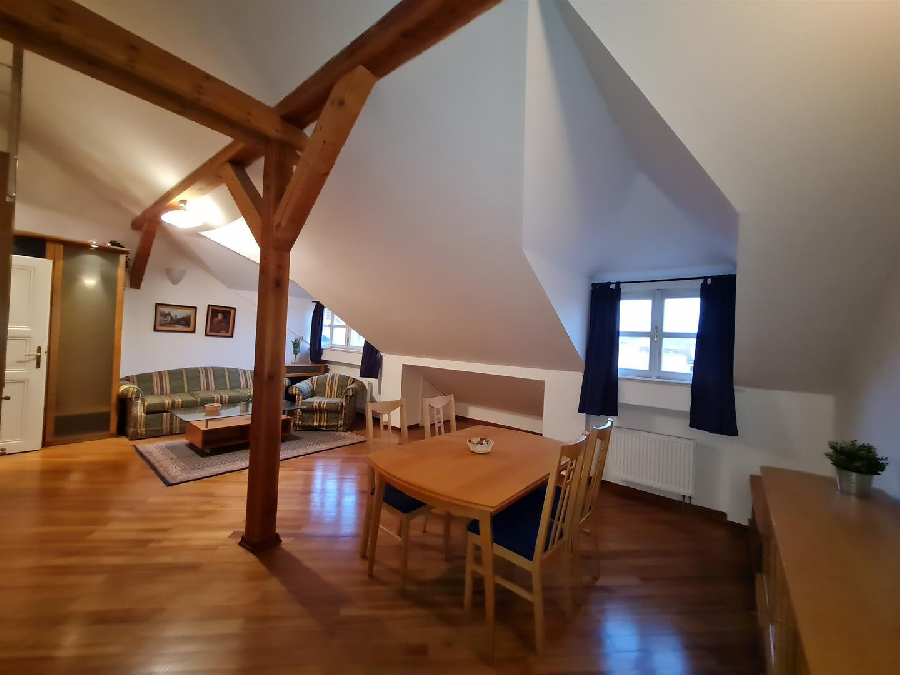 Attic apartment for sale 1 + kk, 45.5 m2 with a view in the historical center of Prague 1