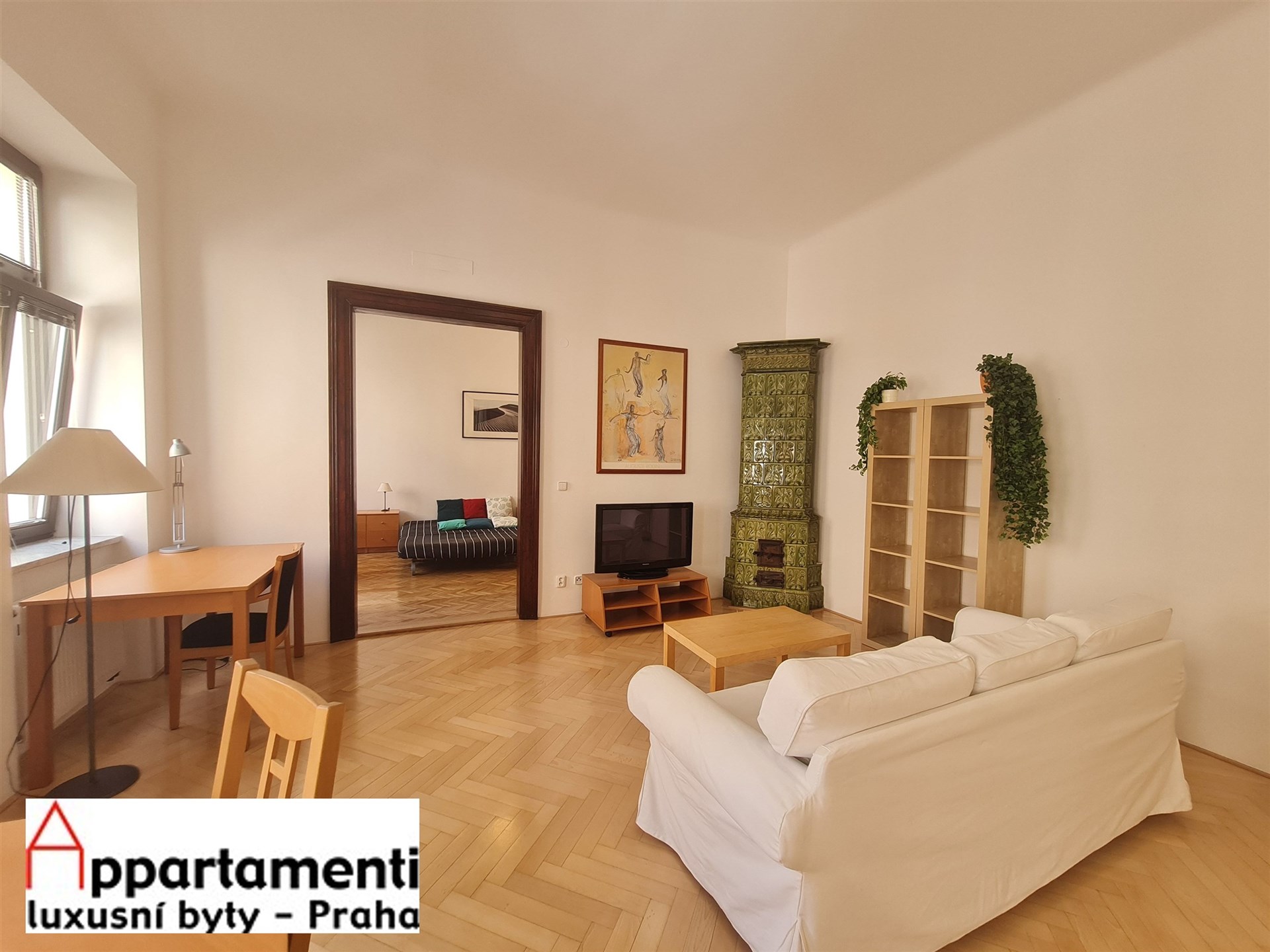 pronájem zařízeného bytu 2+kk, 71m2 v ul. Štěpánská, Praha 1